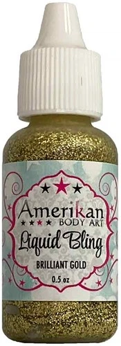 Amerikan Body Art Liquid Bling Brilliant Gold