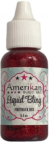 Amerikan Body Art Liquid Bling Firetruck Red