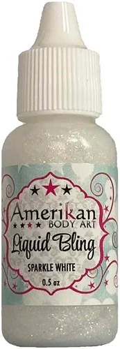 Amerikan Body Art Liquid Bling Sparkle White