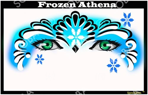 ShowOffs Body Art Athena Masker Schmink Sjabloon