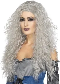 Smiffy's Banshee Pruik Grijs