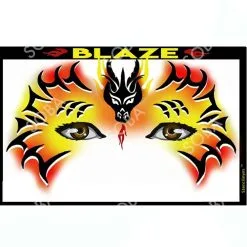 ShowOffs Body Art Blaze Widow Masker Schmink Sjabloon