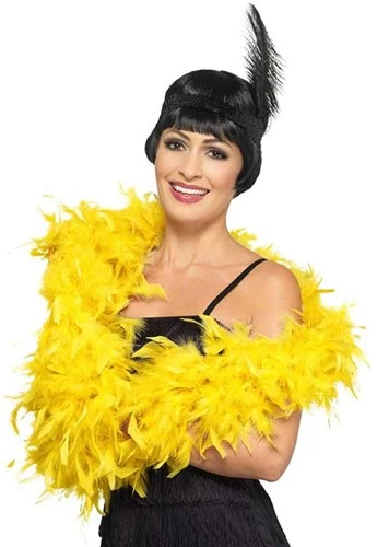 Smiffy's Boa Geel Deluxe 80 Gram