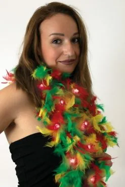 Party Xplosion Boa Rood Geel Groen Met Led Verlichting