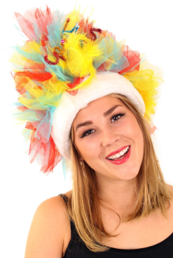 PXP Professional Colours Bontmuts Carnaval Rood Blauw Geel