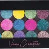 Brights Palette Pressed Glitter Vani Cosmetics