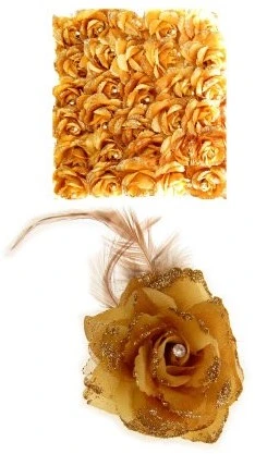 Party Xplosion Broche Bloem Goud