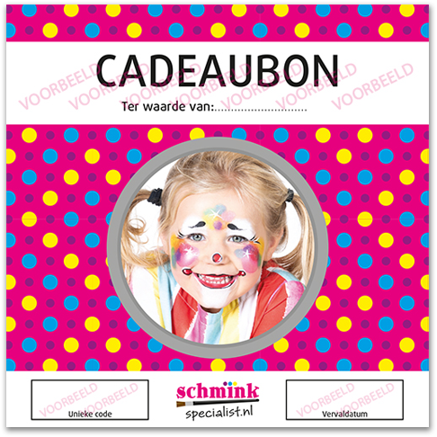 Schmink Specialist Cadeaubon 40 Euro