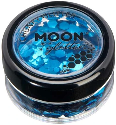 Moon Creations Chunky Glitter Classic Blauw