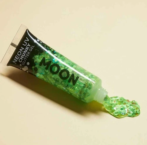 Moon Creations Chunky Glitter Gel Neon Groen