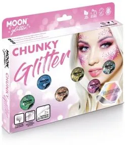 Moon Creations Chunky Glitter Set Met Losse Gel