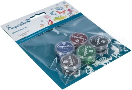 Superstar Cool Glitter Tattoo Glitter Set - Afbeelding 2