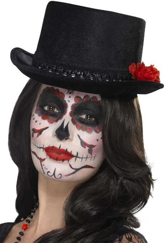 Smiffy's Day Of The Death Hoed Unisex Zwart