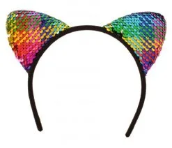 Party Xplosion Diadeem Oortjes Glitter Multicolour