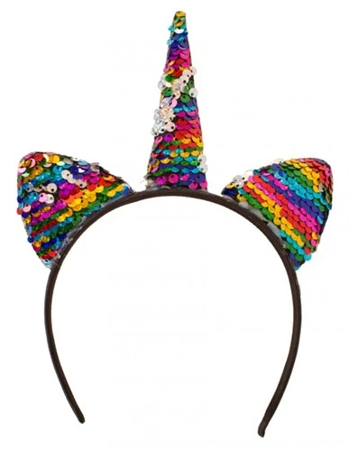 Party Xplosion Diadeem Unicorn Regenboog Pailletten