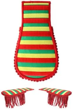 Party Xplosion Epaulette Limburg Rood Geel Groen Gestreepd