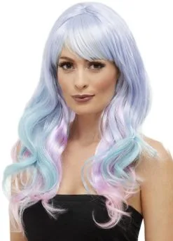 Smiffy's Fashion Unicorn Pastel Pruik