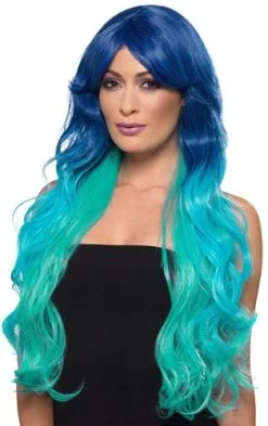 Smiffy's Fashion Zeemeermin Pruik