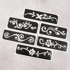 Grimas Festival 2 Glittertattoo Sjablonenset