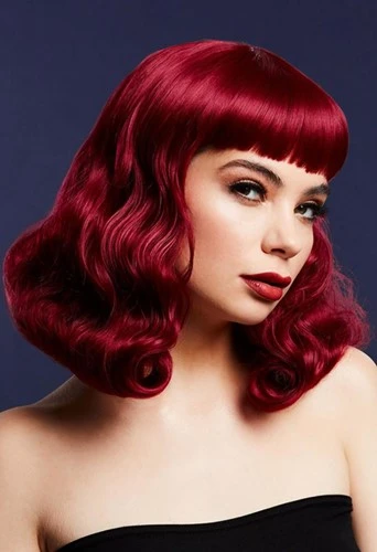 Fever Bettie Pruik Met Korte Ponny Plum