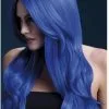 Fever Khloe Pruik Neon Blauw