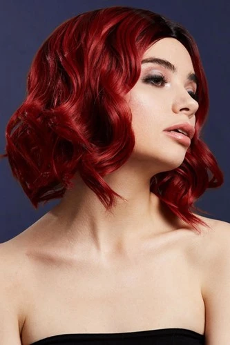 Fever Kourtney Pruik Two Toned Blend Ruby Rood