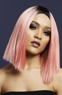 Fever Kylie Pruik Two Toned Blend Koraal Roze
