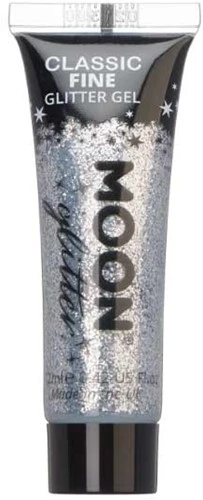 Moon Creations Fine Glitter Gel Classic Zilver