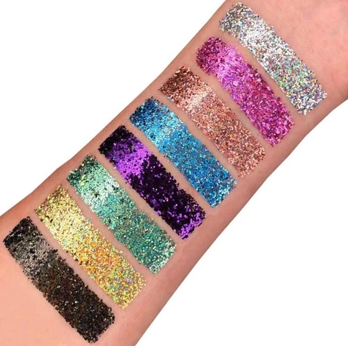 Moon Creations Fine Glitter Gels Holographic Zilver - Afbeelding 2
