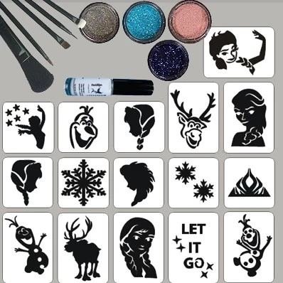 Schmink Specialist Frozen Glittertattoo Set