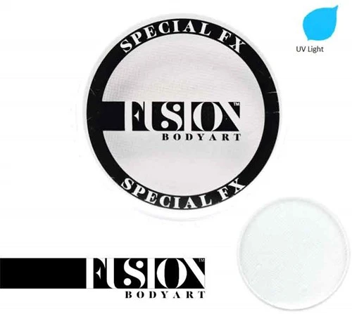 FUSION BODY ART Fusion FX Paint UV Neon White 32 Gram - Afbeelding 2