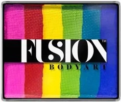 FUSION BODY ART Fusion Rainbow Cake Bright Rainbow 50 Gram