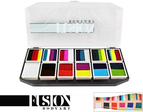 FUSION BODY ART Fusion Schmink Palette Carnival Kit - Afbeelding 2