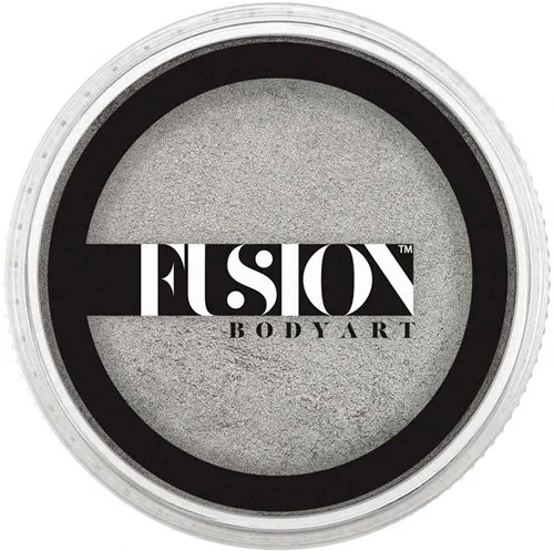 FUSION BODY ART Fusion Schmink Pearl Metallic Silver 32 Gram