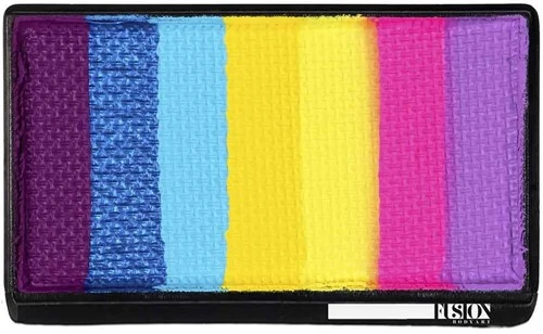 FUSION BODY ART Fusion Schmink Petal Cake Leannes Rainbow Unicorn 25 Gram