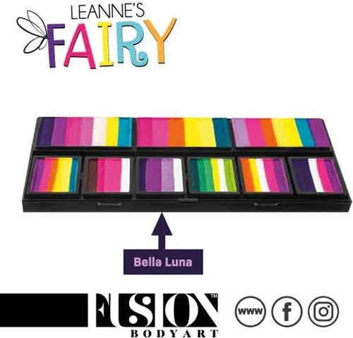 FUSION BODY ART Fusion Splitcake Schmink Leannes Bella Luna 30 Gram - Afbeelding 2