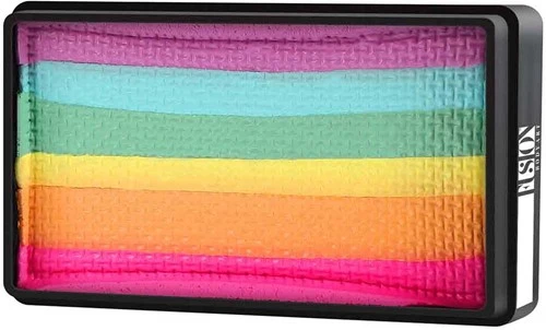 FUSION BODY ART Fusion Splitcake Schmink Lodie Up Pastel Rainbow 30 Gram