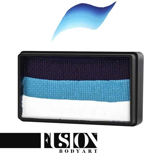 FUSION BODY ART Fusion Splitcake Schmink Snow Queen 30 Gram - Afbeelding 2