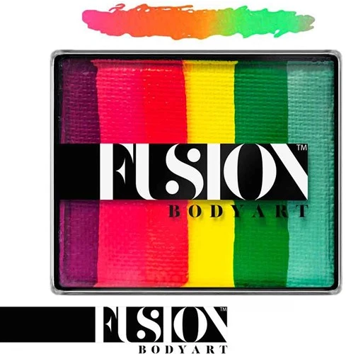 FUSION BODY ART FX Fusion Rainbow Cake Unicorn Party UV 50 Gram - Afbeelding 2