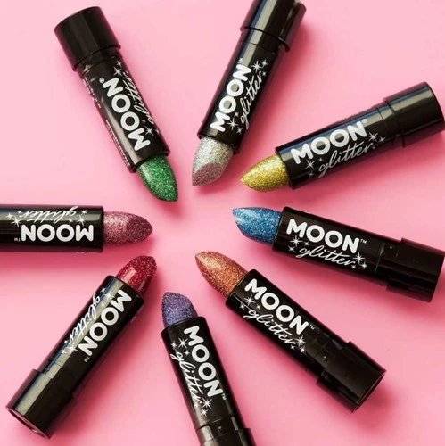 Moon Creations Glitter Holographic Lipstick Roze - Afbeelding 2