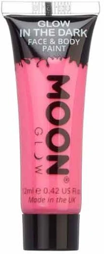 Moon Creations Glow In The Dark Face En Body Paint Roze