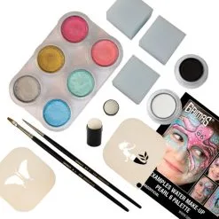 Grimas Glanzende Water Make-up Pure 6 Palette Set