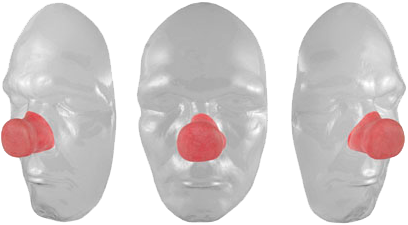 Grimas Latex Clownsneus Vierkant - Afbeelding 2