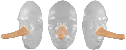 Grimas Latex Pinokkio Neus - Afbeelding 2