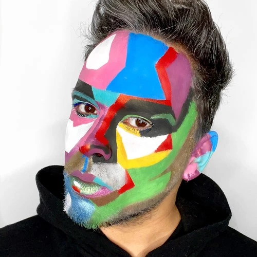 Grimas Liquid Make-up Pure Paars - Afbeelding 2