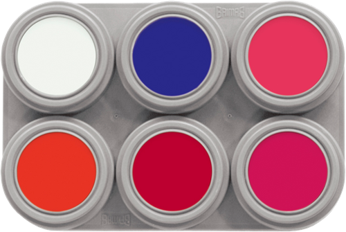 Grimas Water Make-up Fluor Palet 6