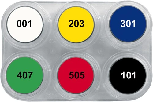 Grimas Water Make-up Pure A6 Palet - Afbeelding 2