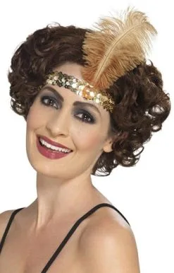 Smiffy's Haarband Flapper Charleston Goud