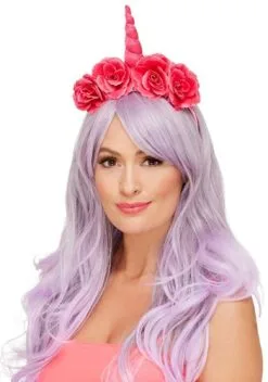 Smiffy's Haarband Unicorn Roze