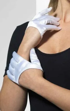 FEVER Halve Palm Handschoenen Wit